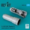 RESKIT RSU72-0233 F-4 (B, C, D, N) Phantom II exhaust nozzles for Finemolds kit (3D Printed) 1/72